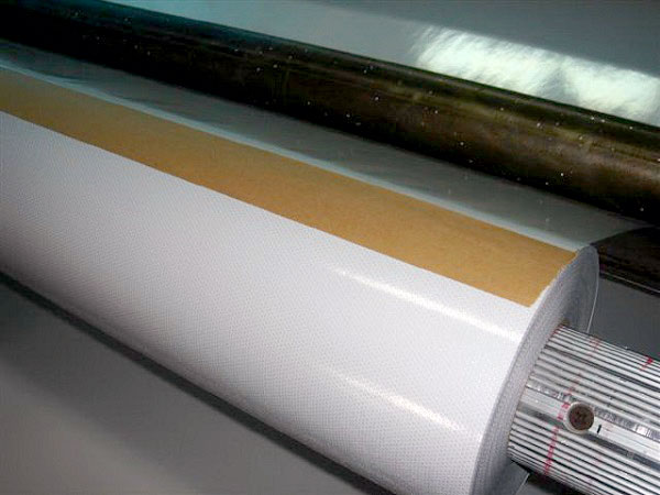 Self Cling Static Vinyl with Perforation - White