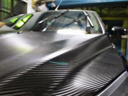 Black Carbon Fiber Vinyl Wrapping Film