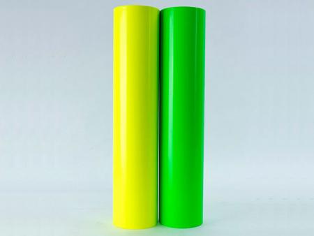 Fluorescent Film - Fluorescent Monomeric PVC Vinyl - Short Term