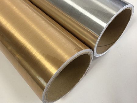 Metallized Polyester Film – Brushed