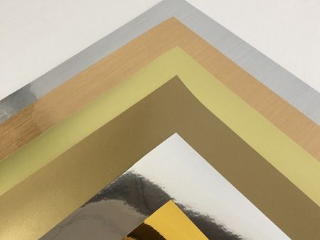 Metallized PET and Metallic PVC adhesive vinyl