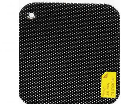 Black Perforated Static Cling