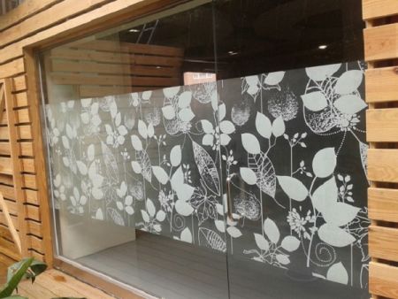 Printing Clear PVC Film for Glass Decoration